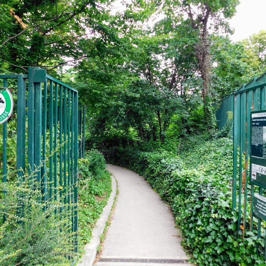 Entrée de la coulée verte 2